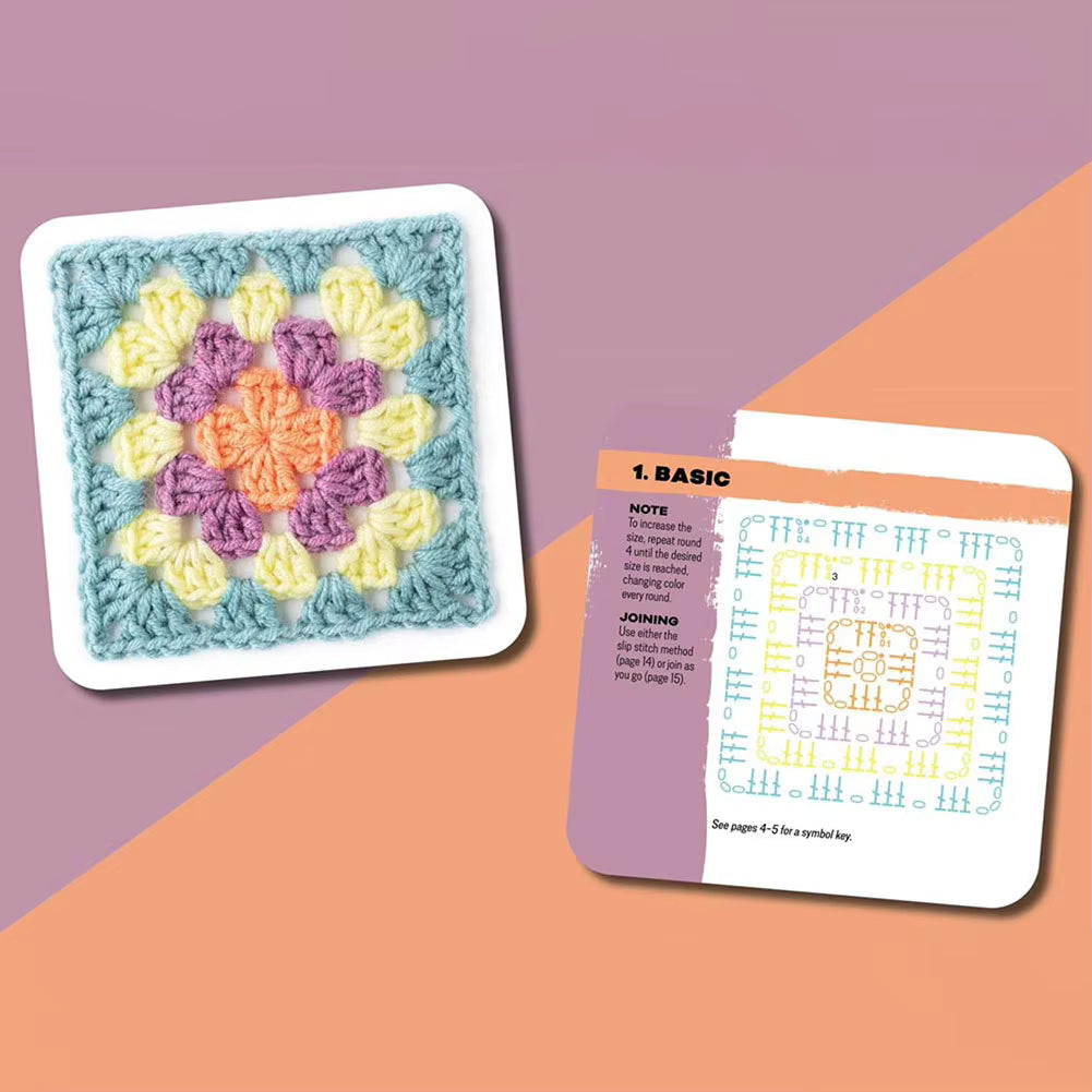 The Granny Square Card Deck - Sara Crochet