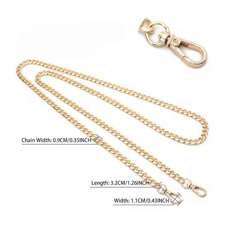 1 Piece Metal Bag Chain - Gold - Sara Crochet