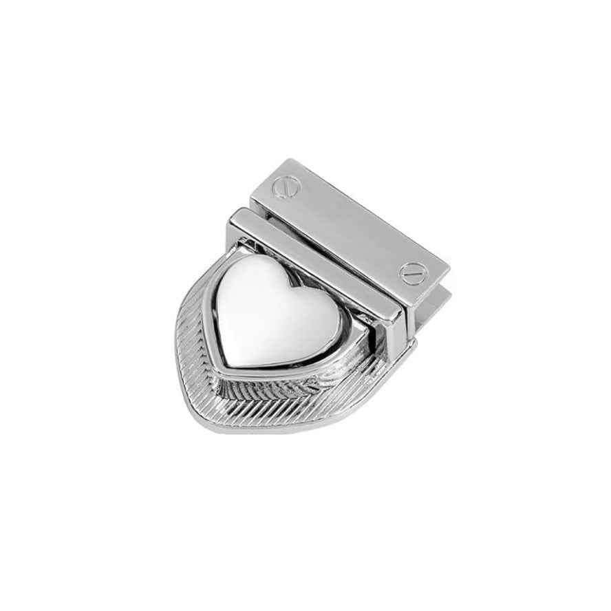 1 Piece Heart Lock Sliver - Sara Crochet