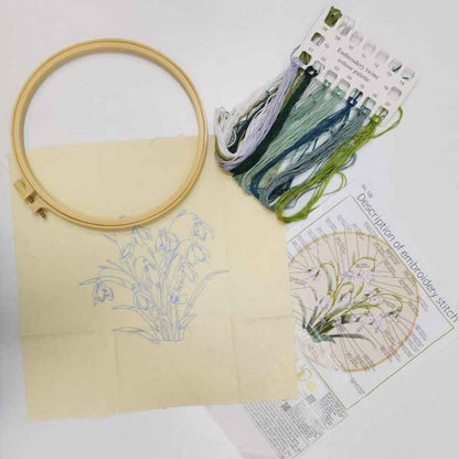 Flowers Pattern Embroidery Set- 129 - Sara Crochet