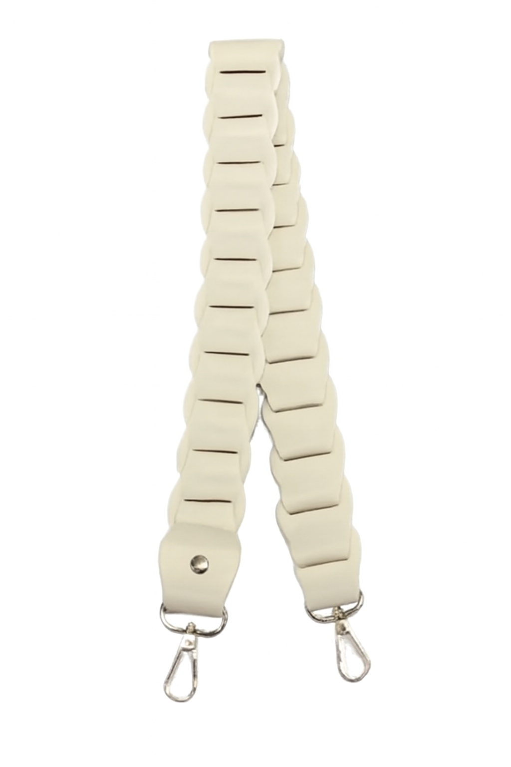 Leather Bag Handle- Cream - Sara Crochet