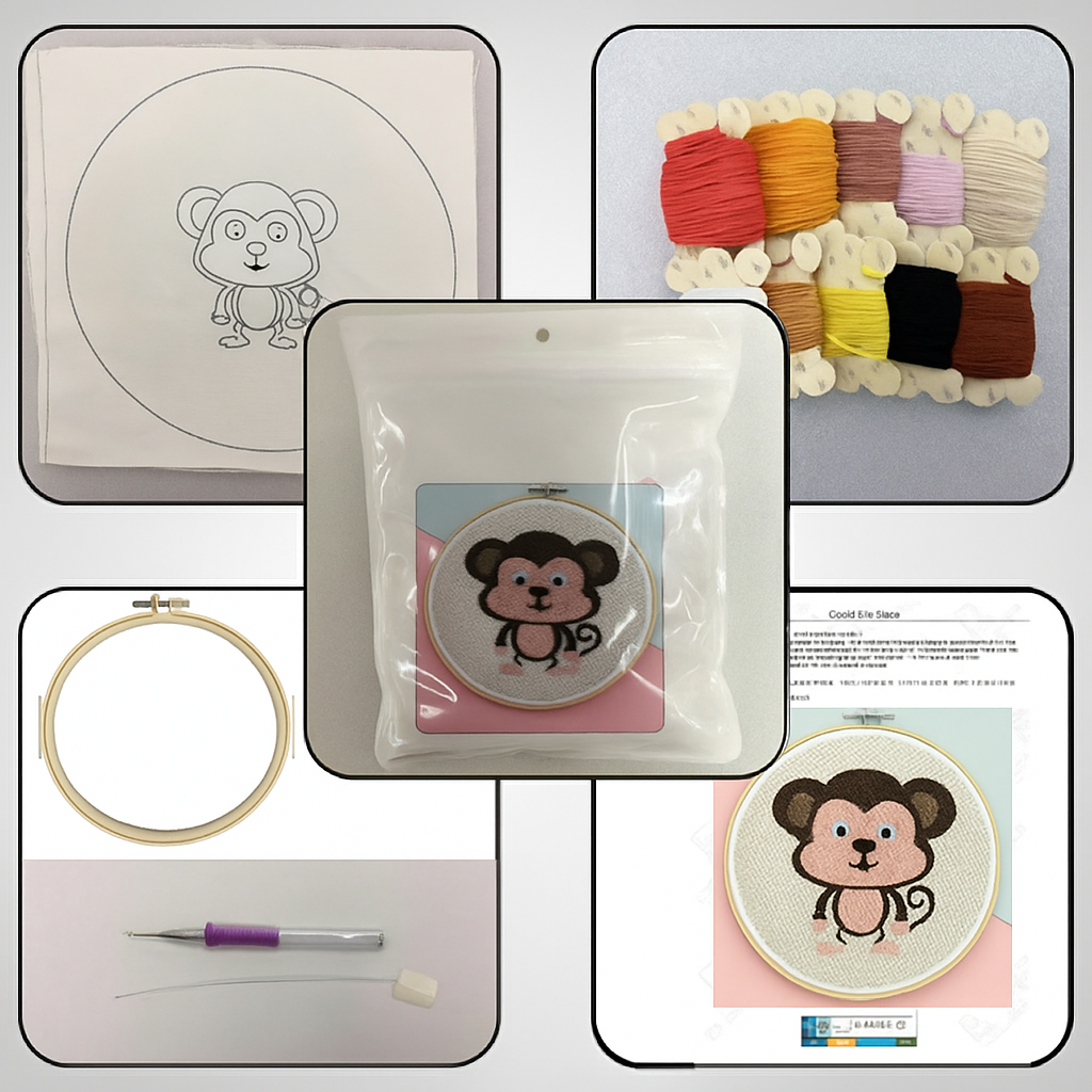 Punch Needle Embroidery Starter Kits- C1051 - Sara Crochet