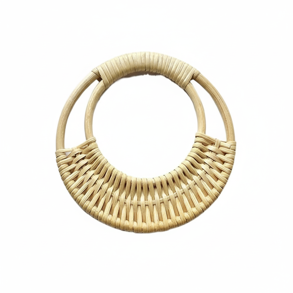 1 Pair Straw Bag Handles - Sara Crochet