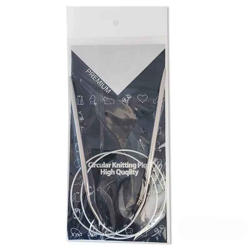 Stainless Circular Knitting Needles- 60cm - Sara Crochet