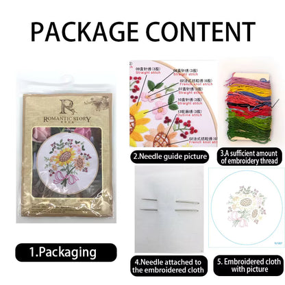 Romantic Story Embroidery Set- N1079 - Sara Crochet