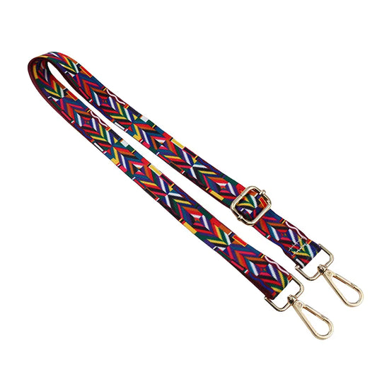 Shoulder Bag Strap Polyester- Multi color - Sara Crochet