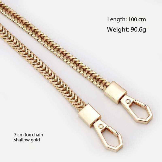 1 Piece Metal Bag Chain Gold - Sara Crochet