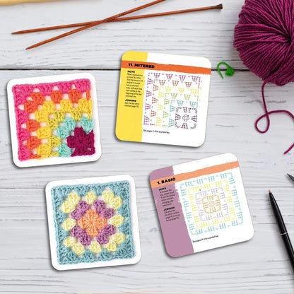 The Granny Square Card Deck - Sara Crochet