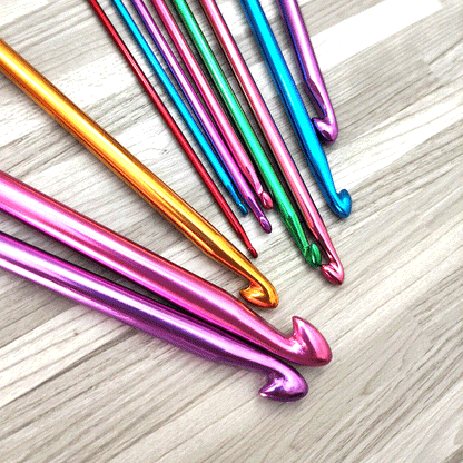 Pack Crochet Hooks Tunisian - Sara Crochet
