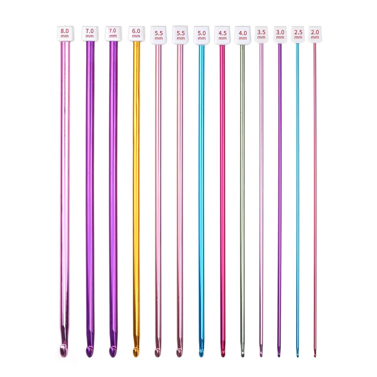 Pack Crochet Hooks Tunisian - Sara Crochet