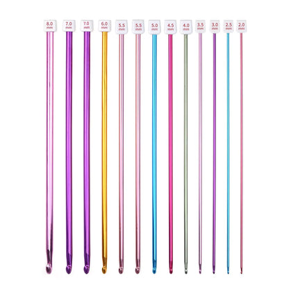 Pack Crochet Hooks Tunisian - Sara Crochet