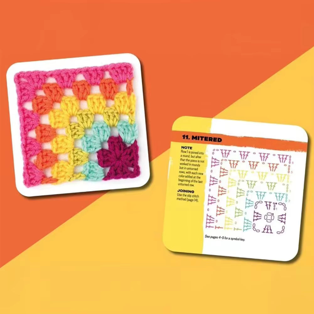 The Granny Square Card Deck - Sara Crochet