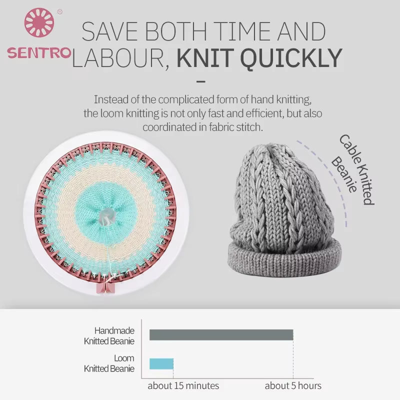 40 Needles Knitting Machine - Sara Crochet