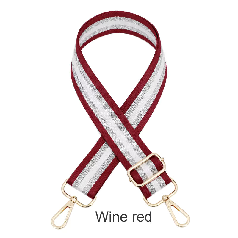 Adjustable Bag Strap Belts- Burgandy - Sara Crochet