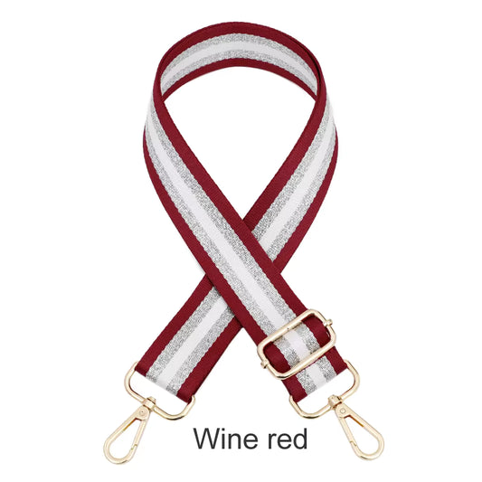 Adjustable Bag Strap Belts- Burgandy - Sara Crochet