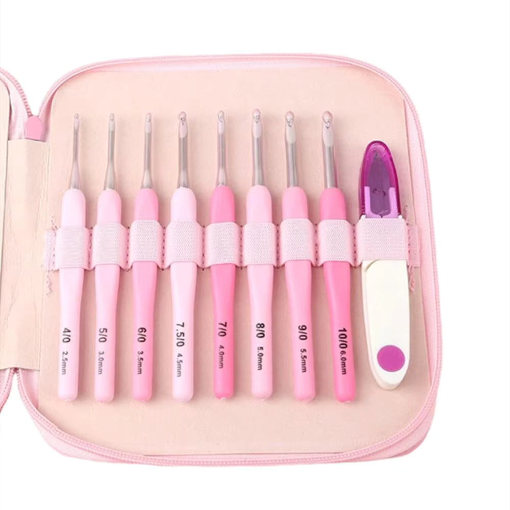 9PCS/Set Crochet Hook Set - Sara Crochet