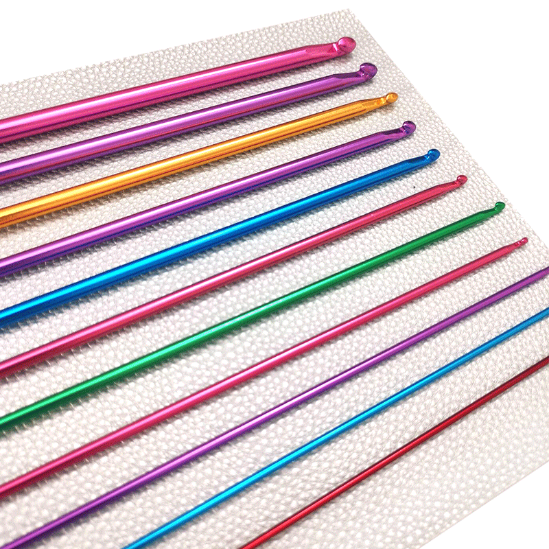 Pack Crochet Hooks Tunisian - Sara Crochet