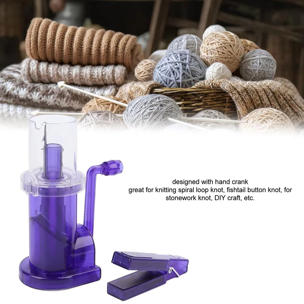 Portable Hand Knitting Machine - Sara Crochet