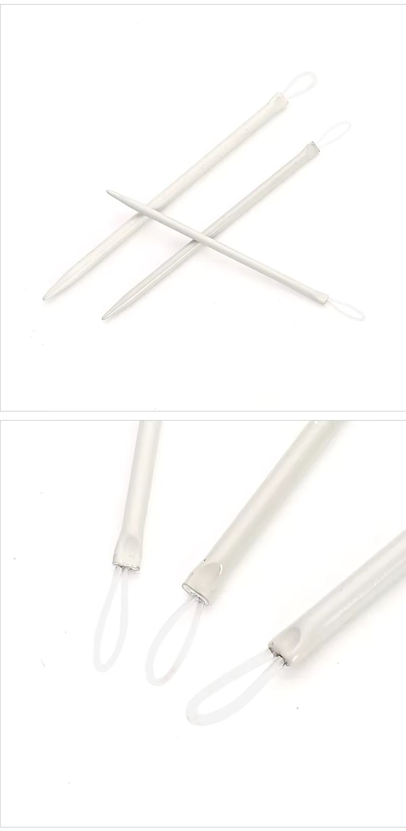 Wool Nylon Wire Knitting Needles - Sara Crochet