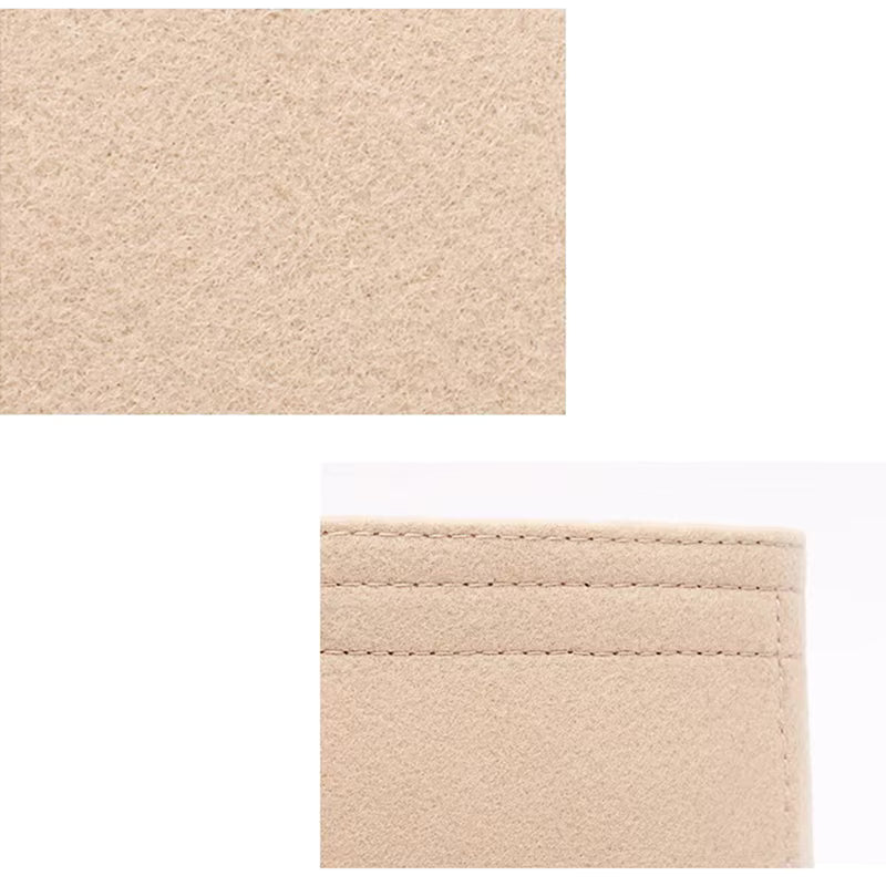 1PC Felt Insert Bag Organizer-Brown - Sara Crochet