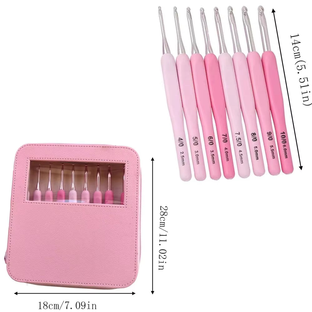 9PCS/Set Crochet Hook Set - Sara Crochet
