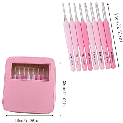 9PCS/Set Crochet Hook Set - Sara Crochet