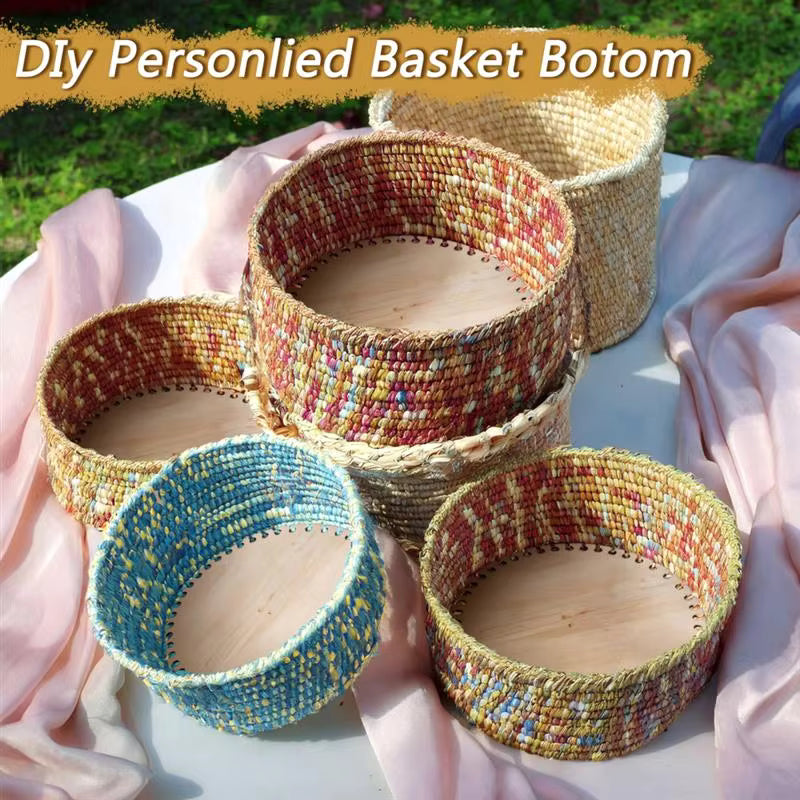 Wooden Circular Bag Base - Sara Crochet