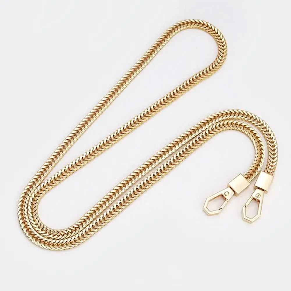 1 Piece Metal Bag Chain Gold - Sara Crochet