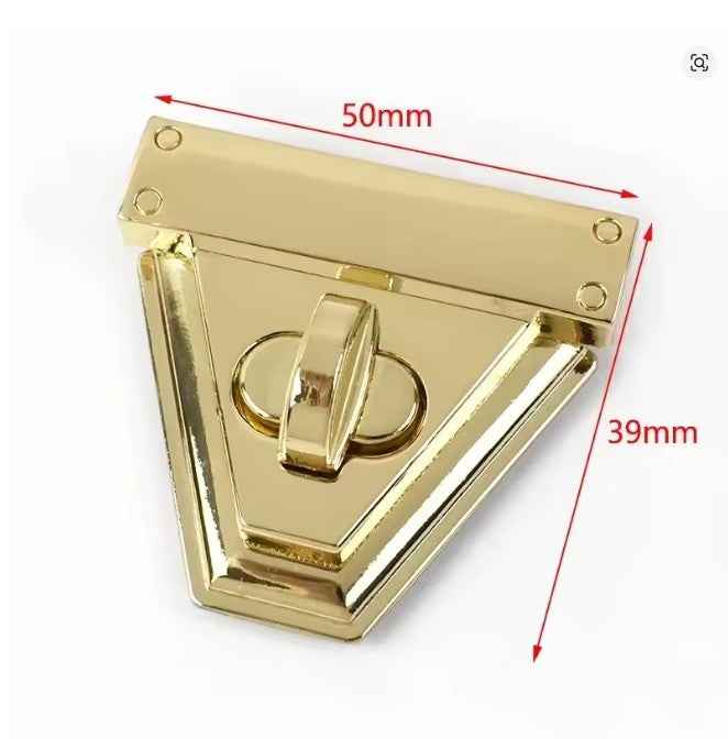 Twist Closure Clasp Buckle- Gold - Sara Crochet