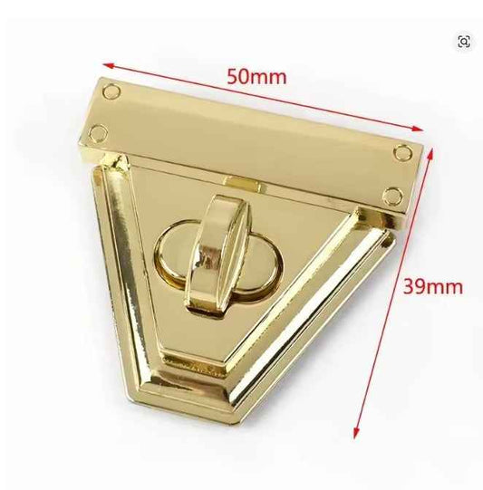 Twist Closure Clasp Buckle- Gold - Sara Crochet