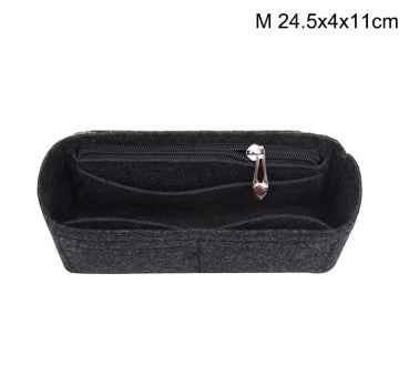 1PC Felt Insert Bag Organizer-Black - Sara Crochet