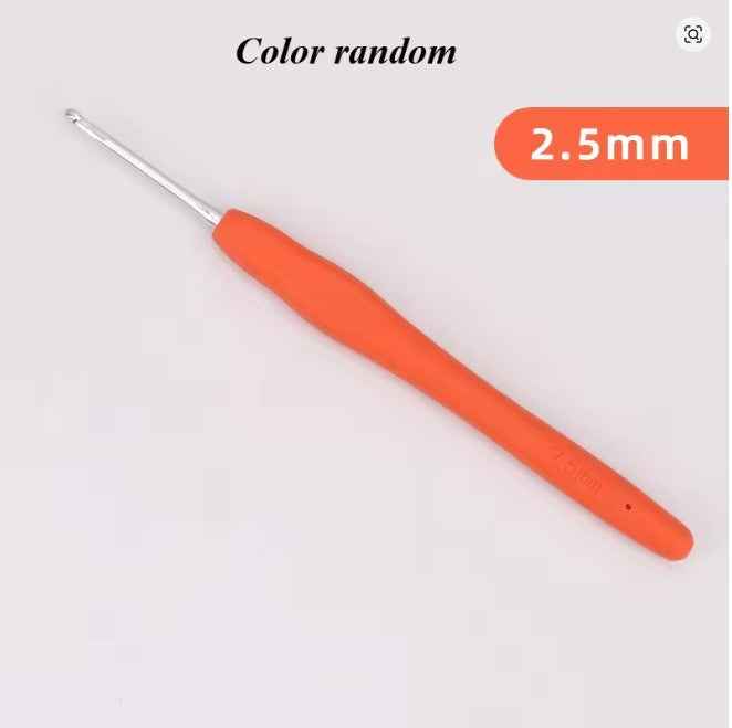 Aluminum Crochet Hook Plastic Handle - Sara Crochet