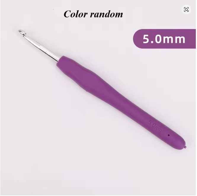 Aluminum Crochet Hook Plastic Handle - Sara Crochet