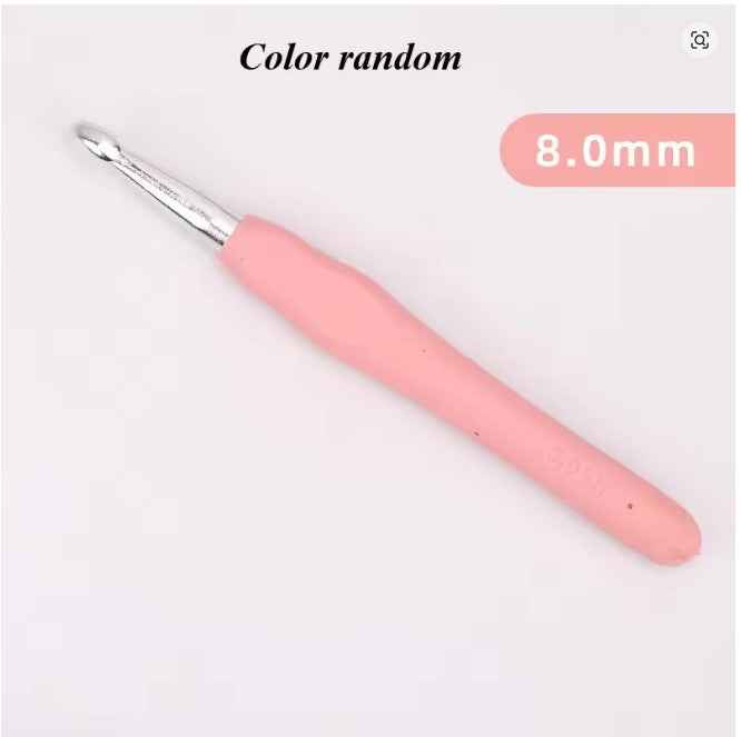Aluminum Crochet Hook Plastic Handle - Sara Crochet