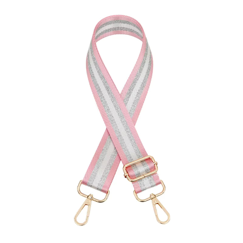 Adjustable Bag Strap Belts- Pink - Sara Crochet