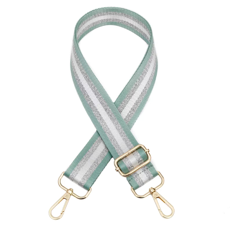 Adjustable Bag Strap Belts- Green - Sara Crochet