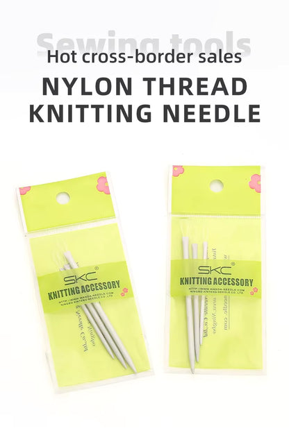 Wool Nylon Wire Knitting Needles - Sara Crochet