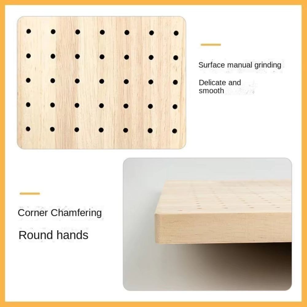 Wooden Crochet Block Plate - Sara Crochet