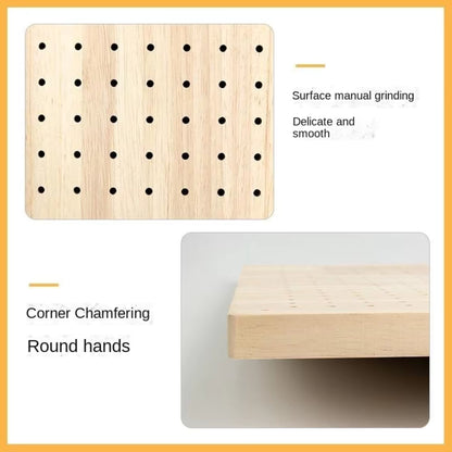 Wooden Crochet Block Plate - Sara Crochet