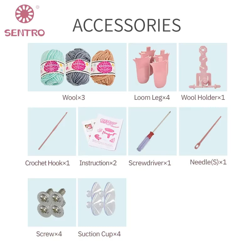 40 Needles Knitting Machine - Sara Crochet