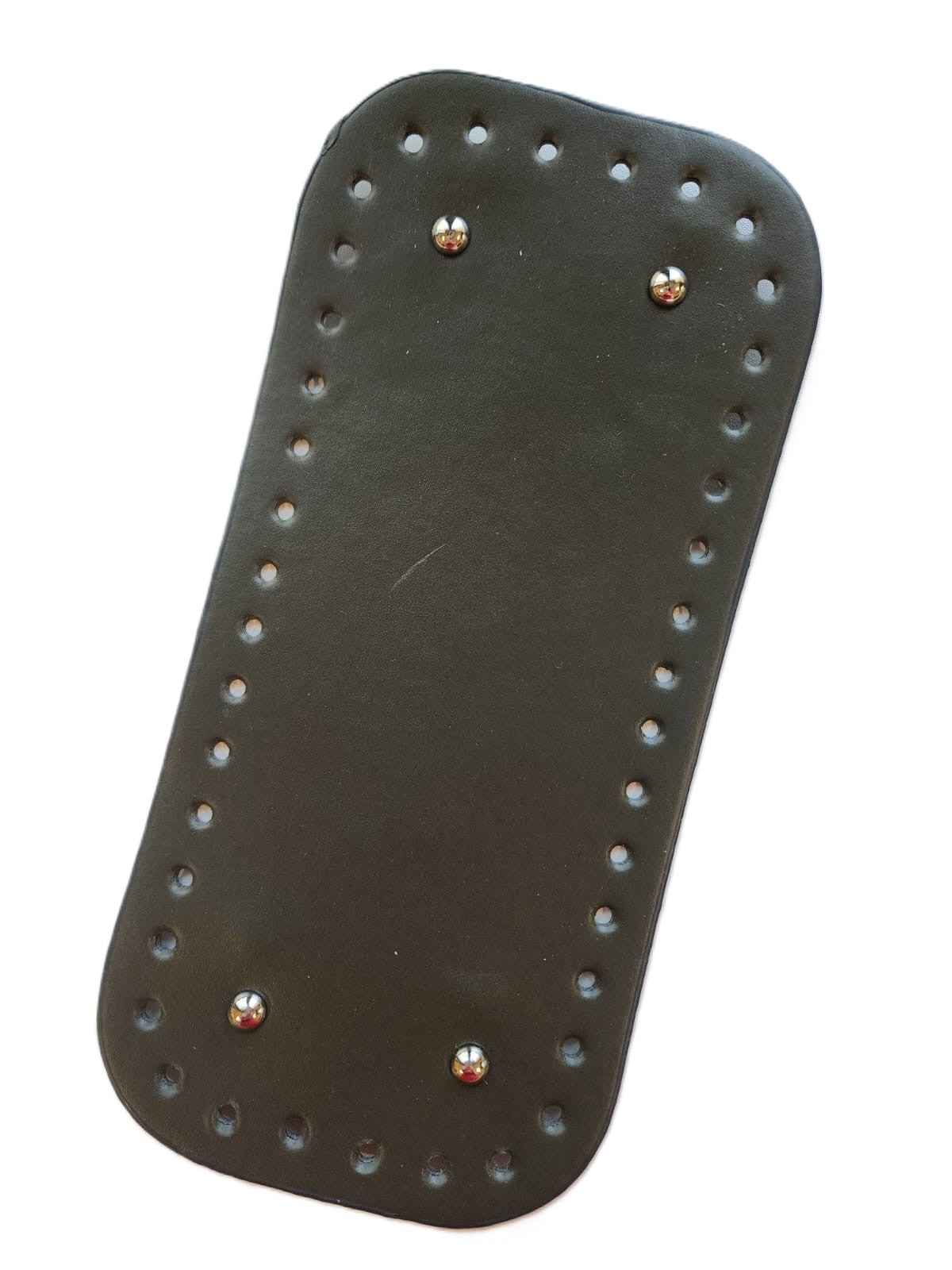 Leather Bag Base-Olive- 25cm x 12cm - Sara Crochet