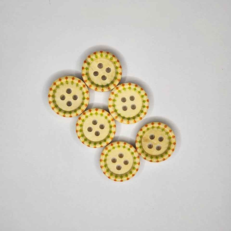 Wooden Buttons for Kids Sweater-04 - Sara Crochet