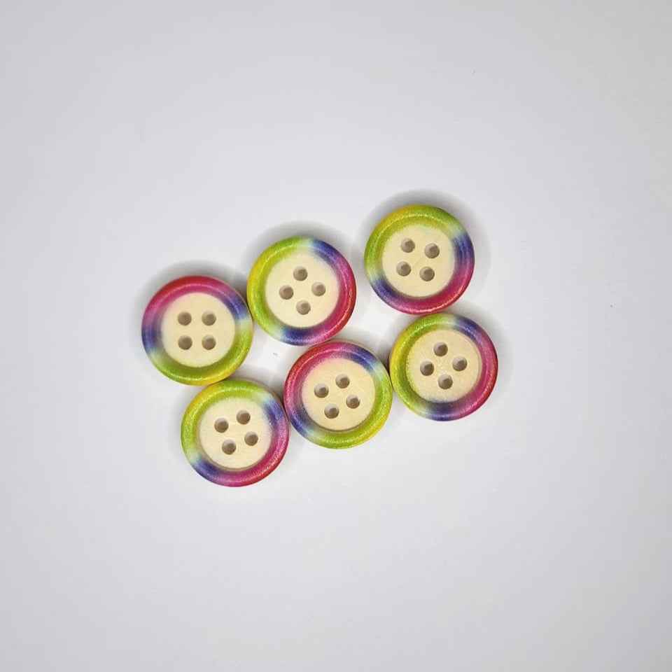 Wooden Buttons for Kids Sweater-05 - Sara Crochet