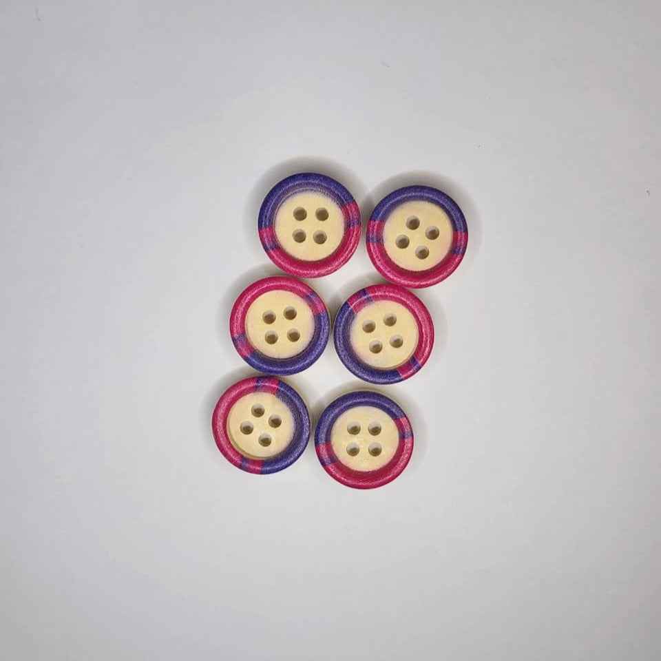 Wooden Buttons for Kids Sweater-08 - Sara Crochet